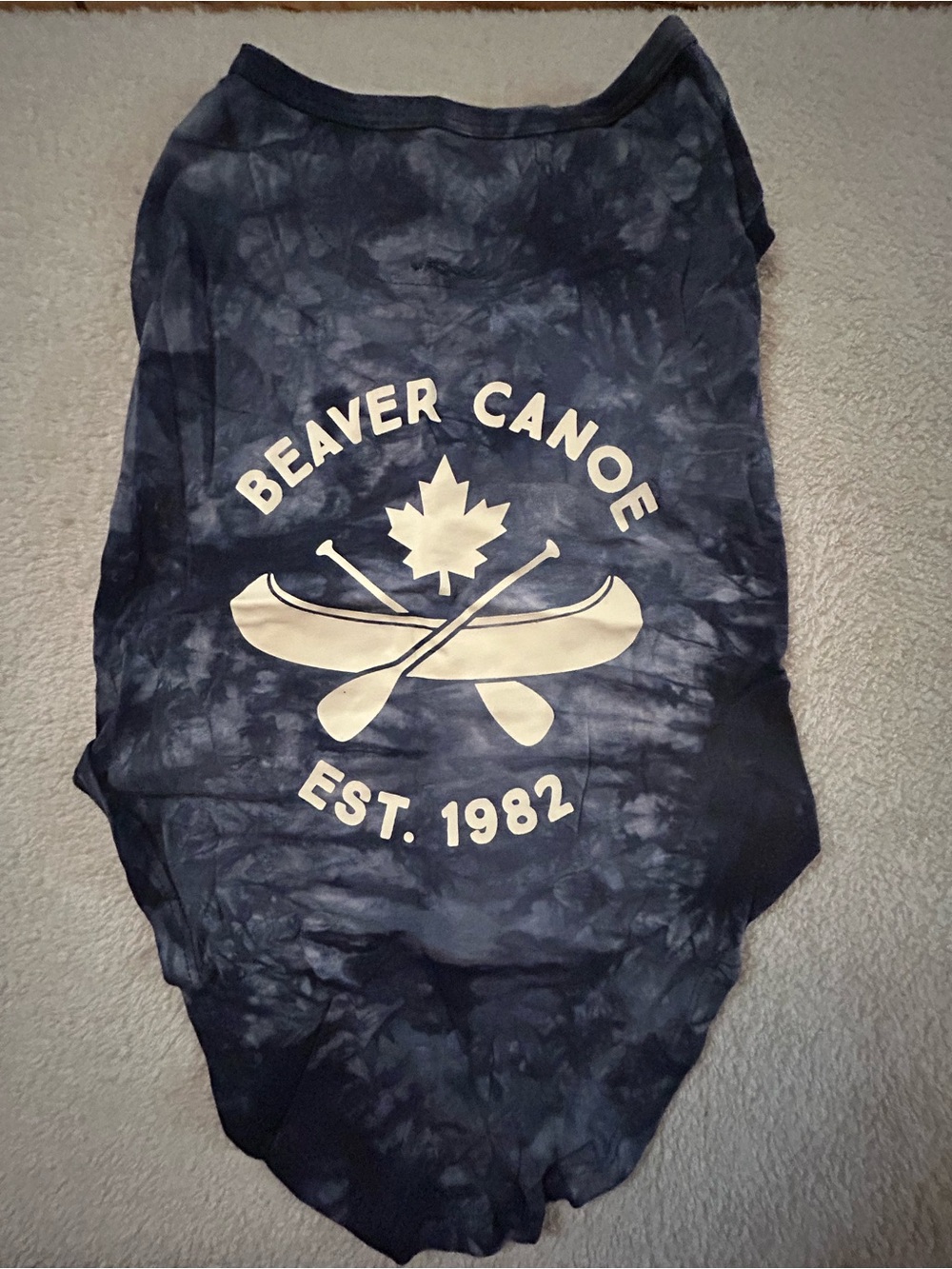 XL Beaver Canoe Dog Top